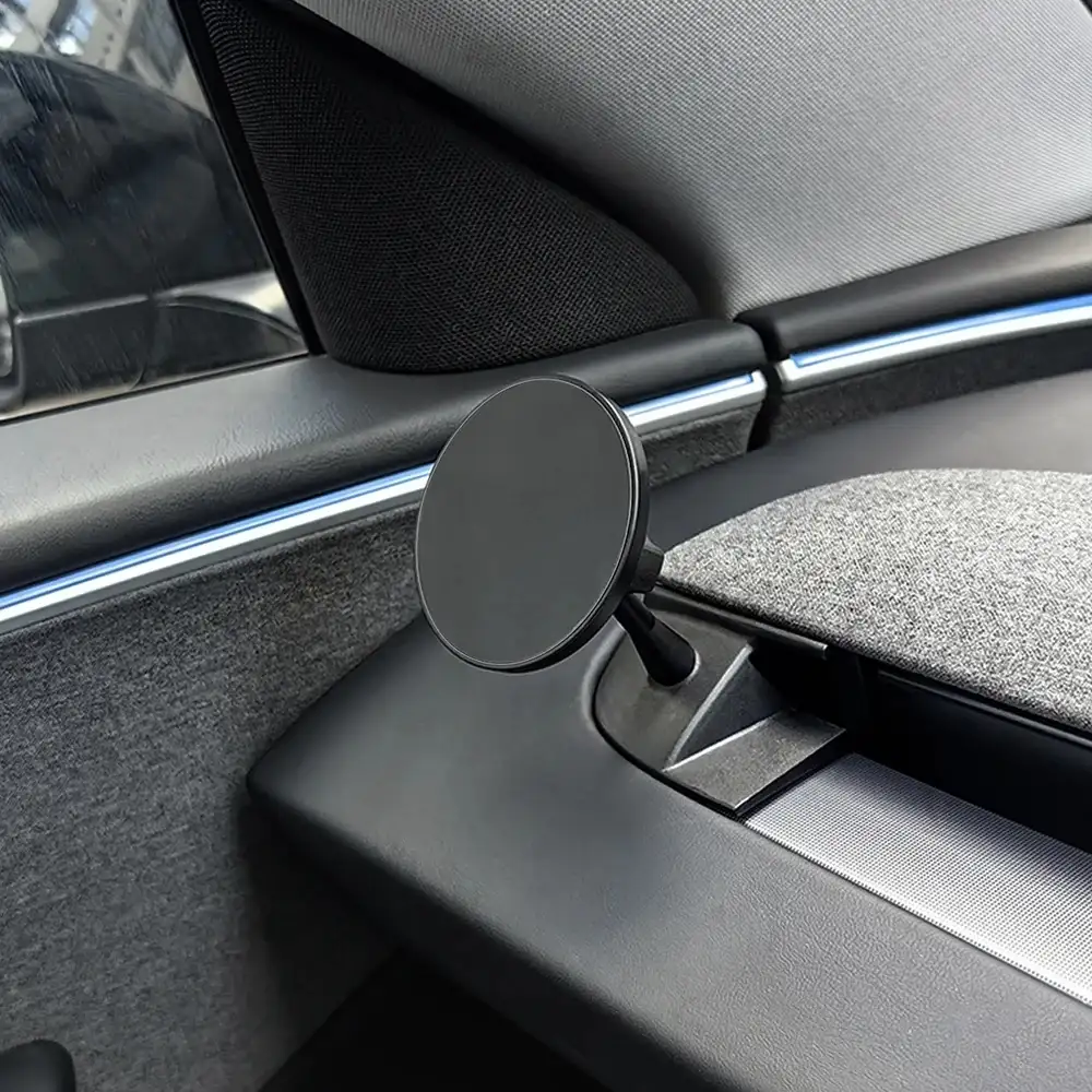 Model Y Juniper/3 Highland Adjustable Magnetic Left Dashboard Phone Holder