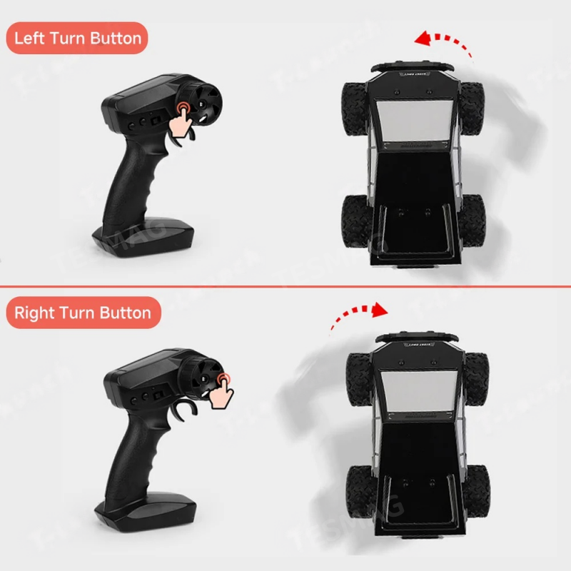 1:20 Scale Electric Tesla Cybertruck Pickup Truck RC Off-Road Car with Realistic Design