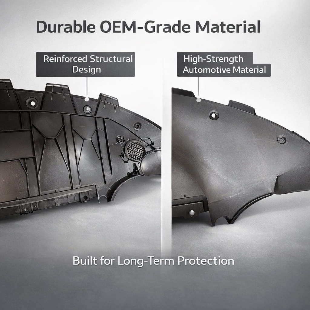 Front Bumper Lower Splash Shield for Tesla Model Y Juniper 1932386-00-C /Model 3 Highland 1694313-00-C