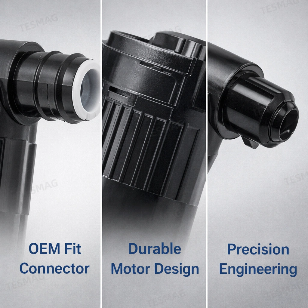 Windshield Washer Pump Motor For Tesla Model S 2012-2021 ( 1005453-00-C )