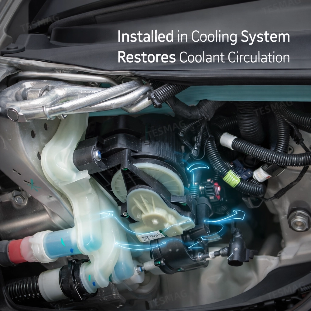 Auxiliary Coolant Pump For Tesla Model 3 OEM 1088245-00-K Electric Cooling Water Pump