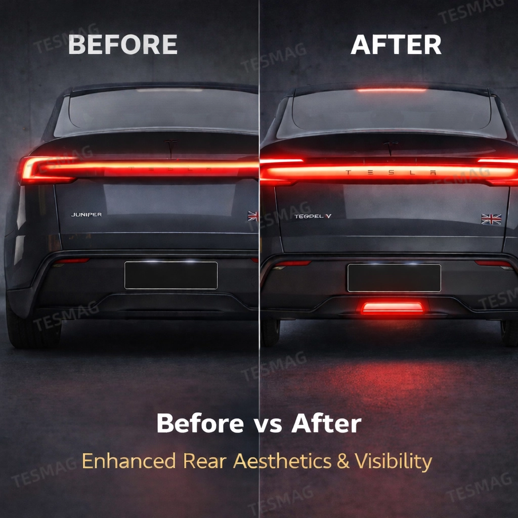 Tesla Model Y Juniper Rear Diffused Guide Light