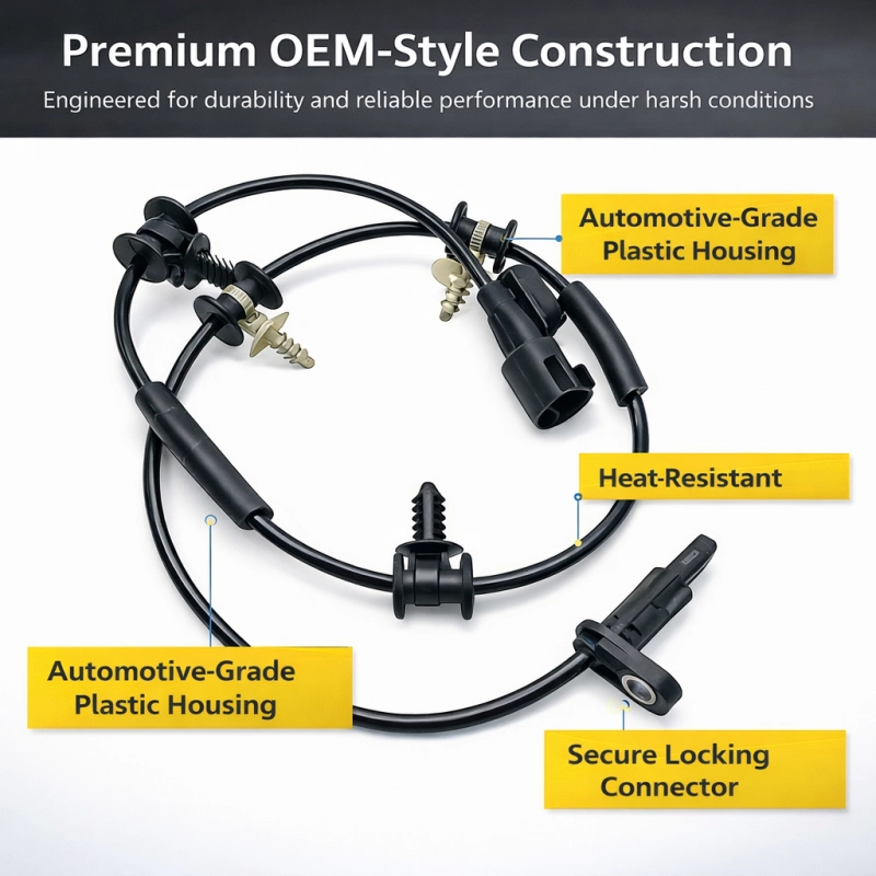 Front ABS Wheel Speed Sensor for Tesla Model 3 2017-2023 (1188761-00-A)