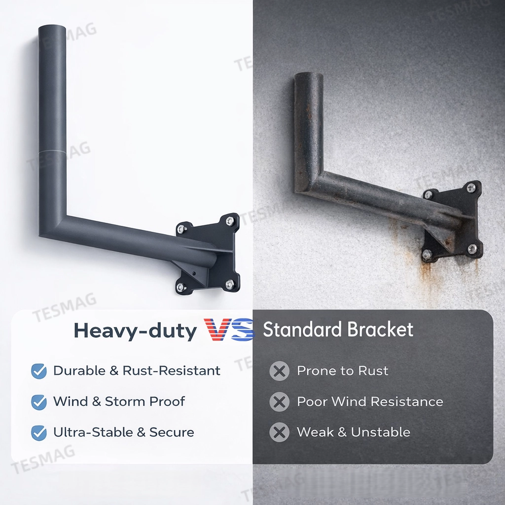 Starlink Gen3 Wall Mount Bracket – Heavy-Duty Outdoor L-Arm Satellite MountSta