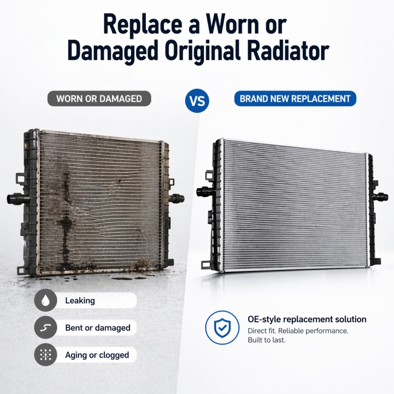 Radiator Coolant Heat Exchanger for Tesla Model 3/ Model Y (2021-2023) | OE 1494175-00-A Replacement