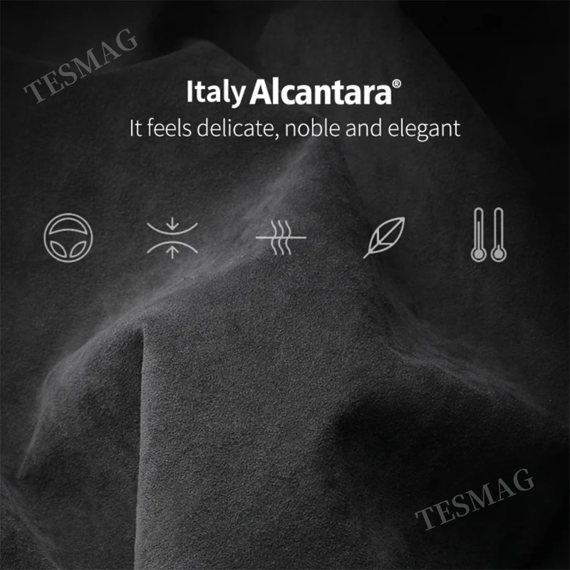 4PCS/Set Alcantara Door Armrest Covers for Tesla Model Y Juniper 2025+ Interior Trim Cover