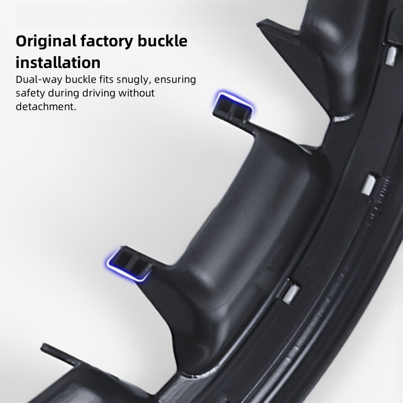 4Pcs Tesla Model 3 Highland 18-inch Reflective Rim Protector