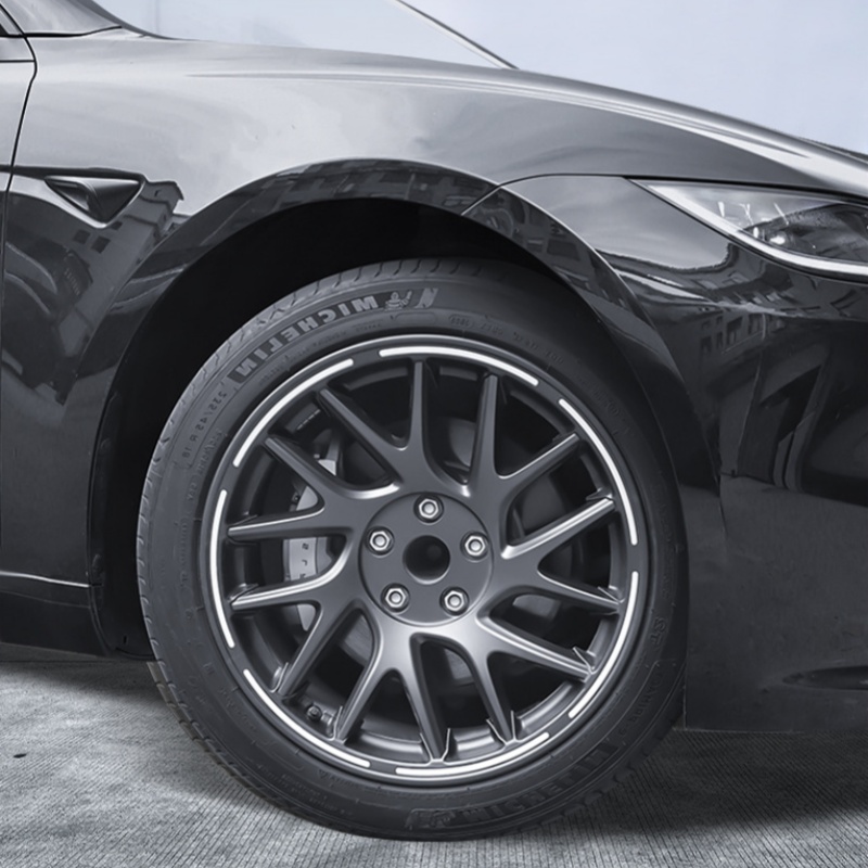 4Pcs Tesla Model 3 Highland 18-inch Reflective Rim Protector