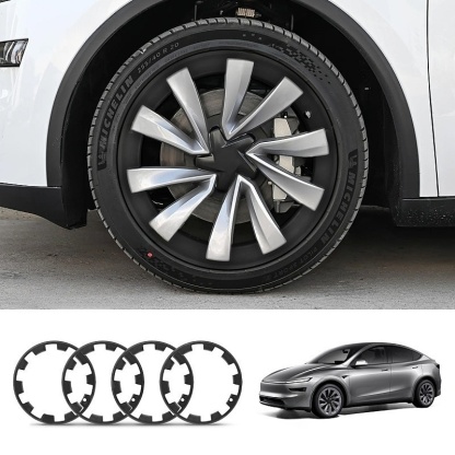 4Pcs Tesla Model Y Juniper 20’’  Helix 2.0 All-in-one Rim Protector