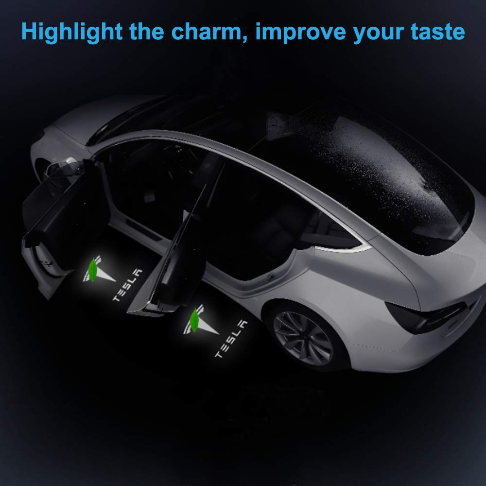 4pcs Original special plug projection light for Tesla Model 3/Y/X/S