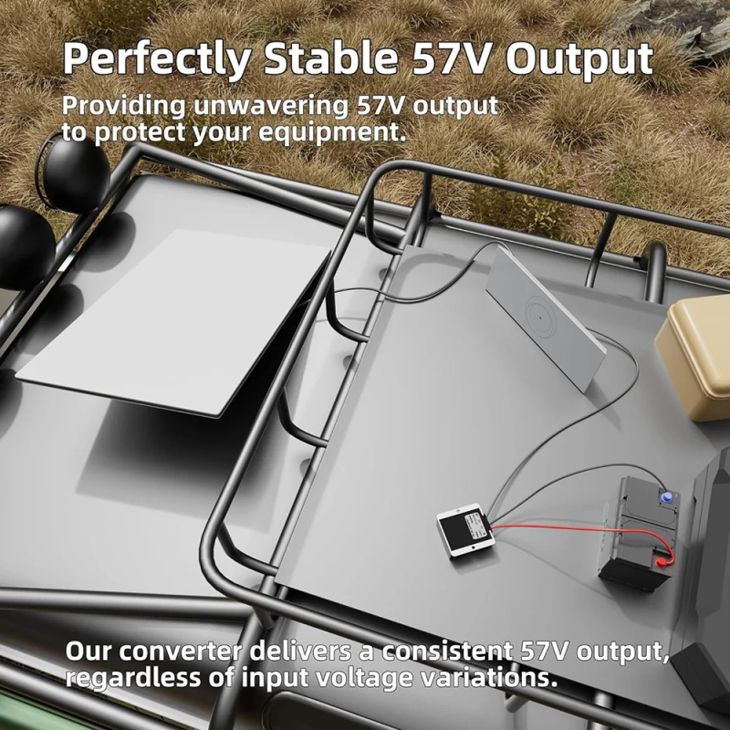 Portable DC Power Supply 12V 24V to 57V Adapter Designed for Starlink Gen 3