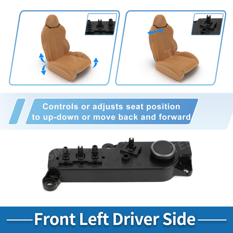 Power Seat Switch Front Seat Recliner Replacement for Tesla Model 3/ Y（1551854-01-A,51855-01-A）