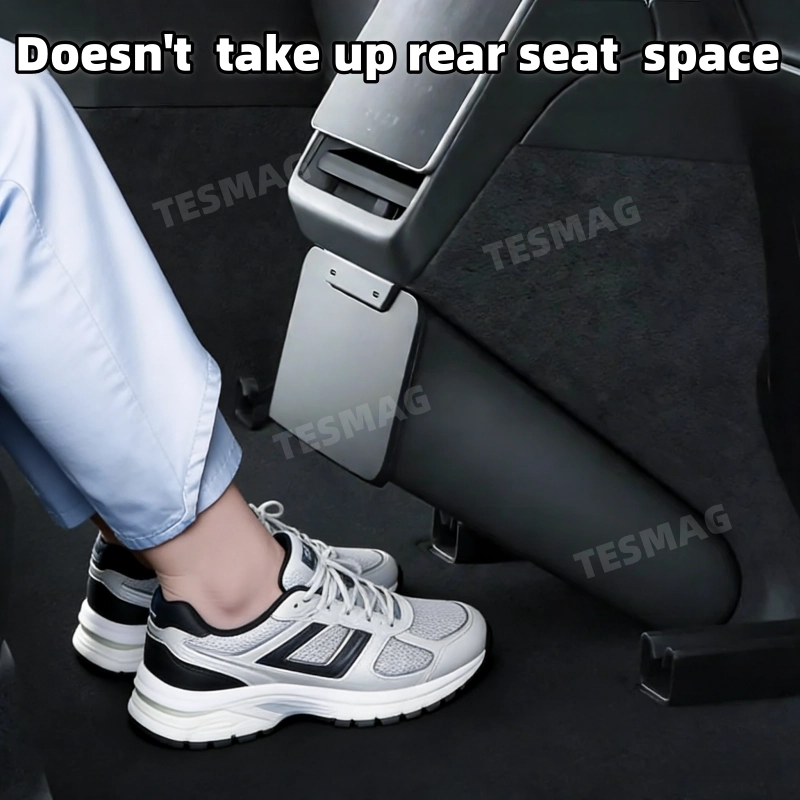 Under Seat Storage Box with Backseat Magnetic Trash Can for Tesla Model Y Juniper/ 3 Highland