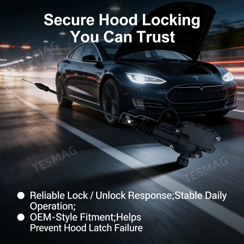 Hood Lock Actuator & Cable Assembly Direct Replacement for Tesla Model 3/Y (1643071-00-A 1500398-00-H)