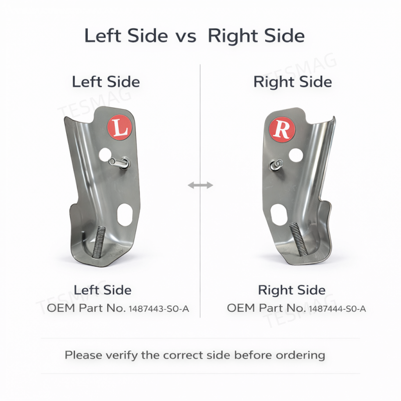 OEM-Style Fender Lower Bracket for Tesla Model Y 2020–2024 LH/RH | 1487443-S0-A 1487444-S0-A