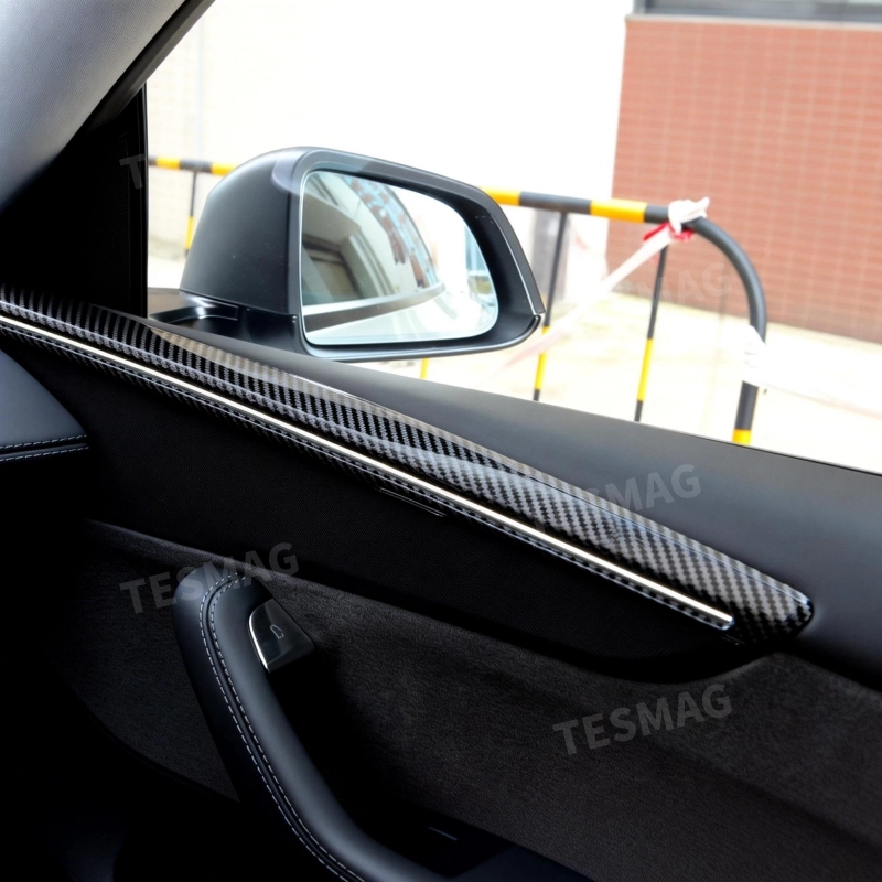 Custom Fit Interior Trim Strips for Tesla Model Y Juniper 2025+ Dashboard Door and Center Console