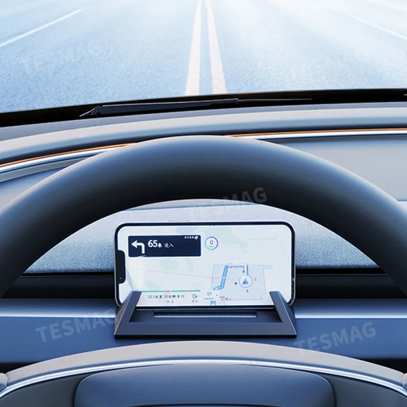 Custom Fit Tesla Phone Holder Dashboard Mount for Model 3 Highland2024+and Model Y Juniper 2025+