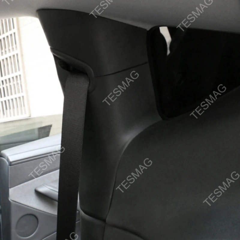 2025 Tesla Model Y Juniper Rear C-Pillar Protectors Premium TPE Interior Door Frame Guards