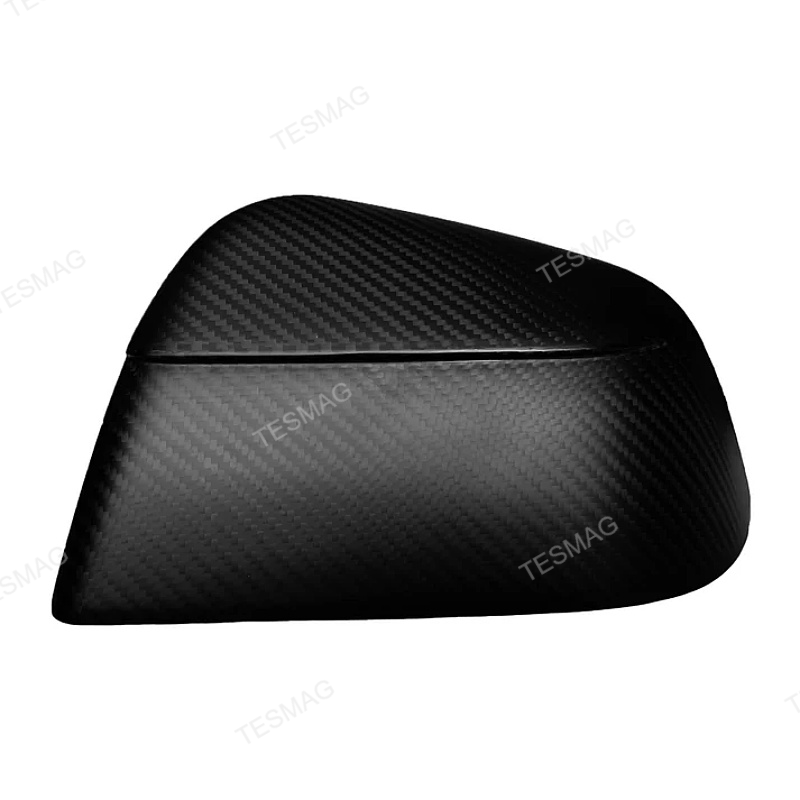 Carbon Fiber Side Mirror Covers for Tesla Model Y Juniper - Protective Cover