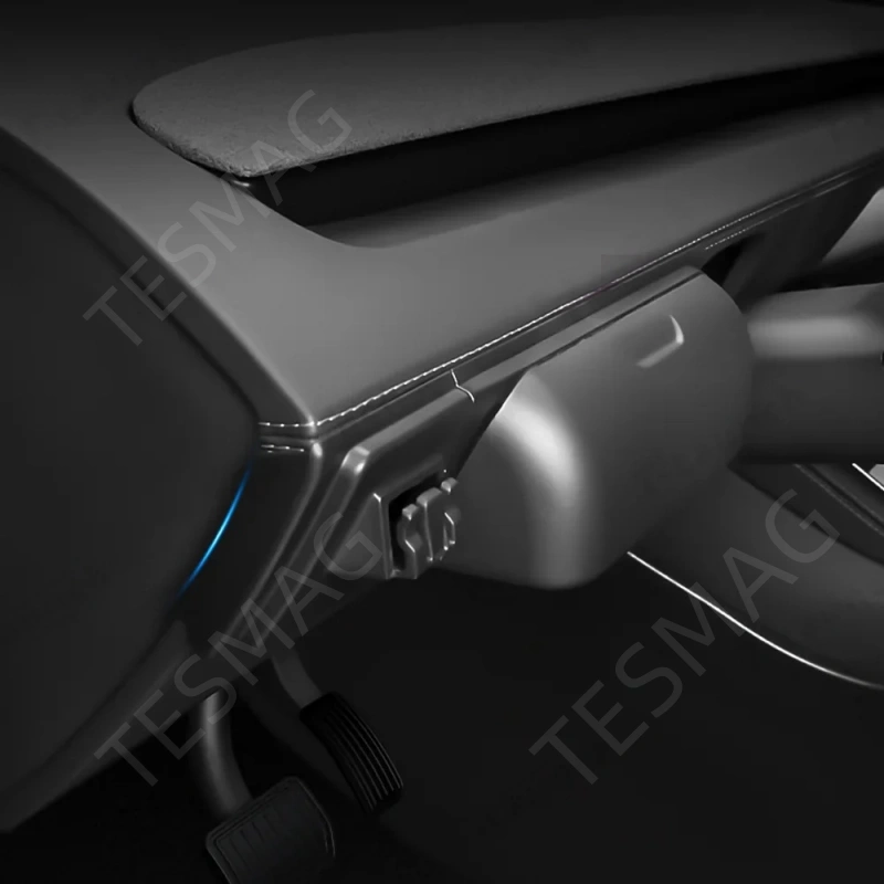 Tesla Storage Box Dashboard Organizer with Sunglasses Holder for Model Y Juniper 2025+