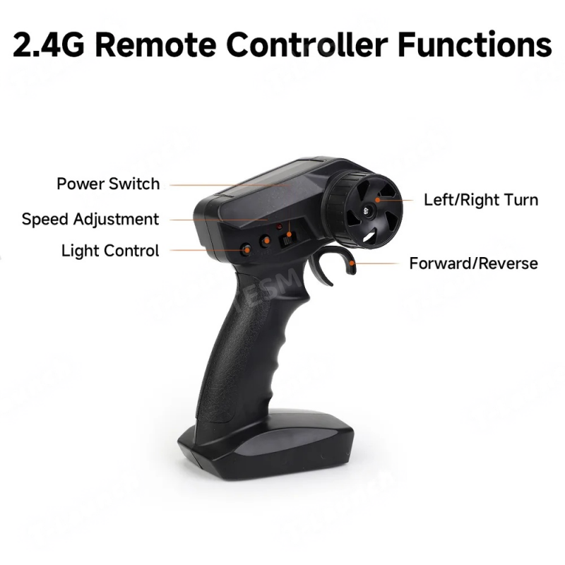 1:20 Scale Electric Tesla Cybertruck Pickup Truck RC Off-Road Car with Realistic Design