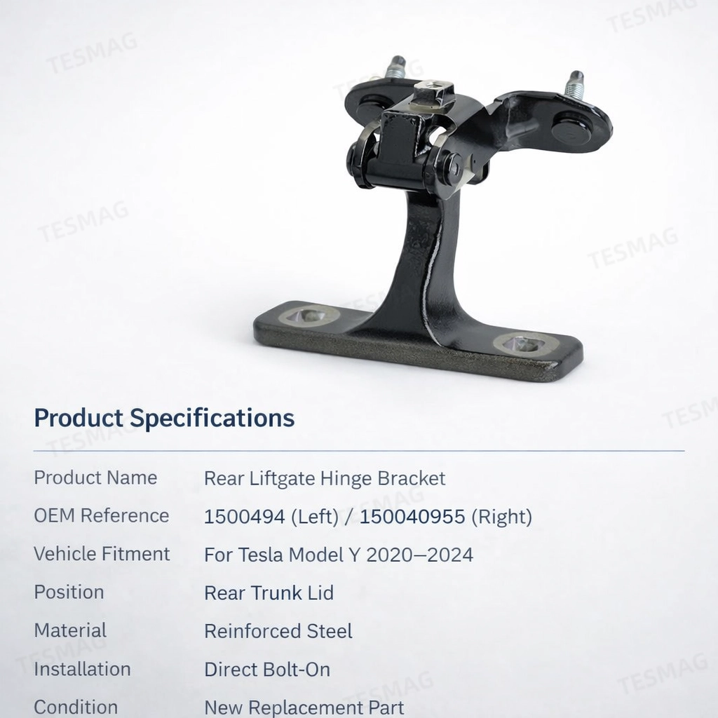 For Tesla Model Y Rear Liftgate Hinge Bracket Replacement 1500494 1500495