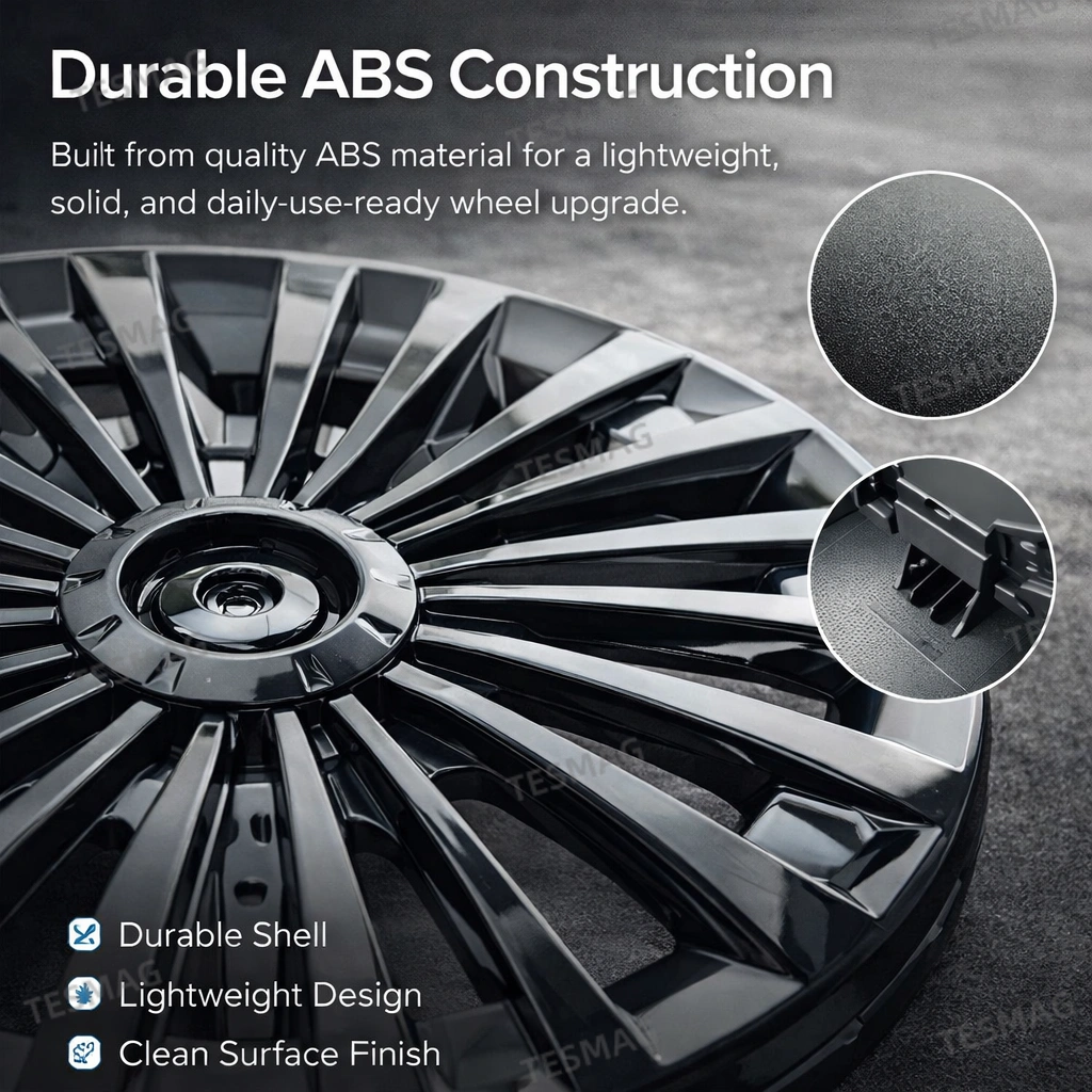 19" Wheel Covers for Tesla Model Y Wheels Rim Protectors (2020-2025.03)