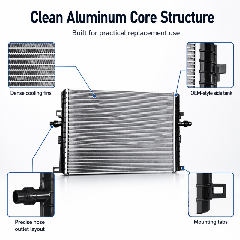 Radiator Coolant Heat Exchanger for Tesla Model 3/ Model Y (2021-2023) | OE 1494175-00-A Replacement