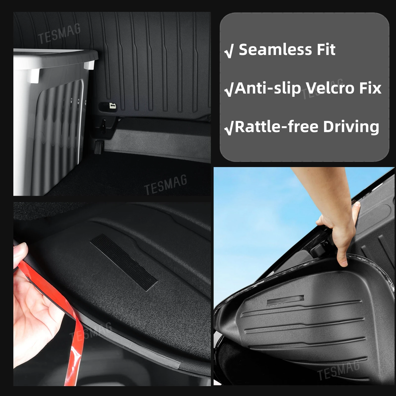 Tesla Model3 Highland Rear Trunk Tailgate Lid Protective Pad Door Liner