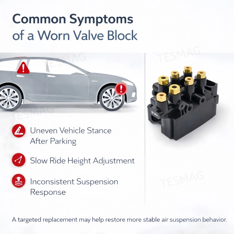 Air Suspension Valve Block Replacement for Tesla Model S/X 1027919-00-B