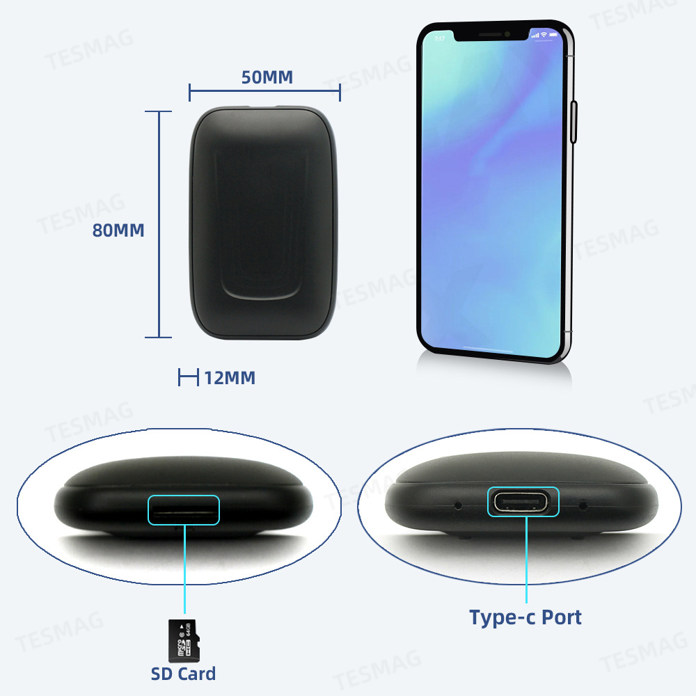 Wireless CarPlay & Android Auto Adapter AI Box for Tesla Model 3 / Y / S / X / Cybertruck