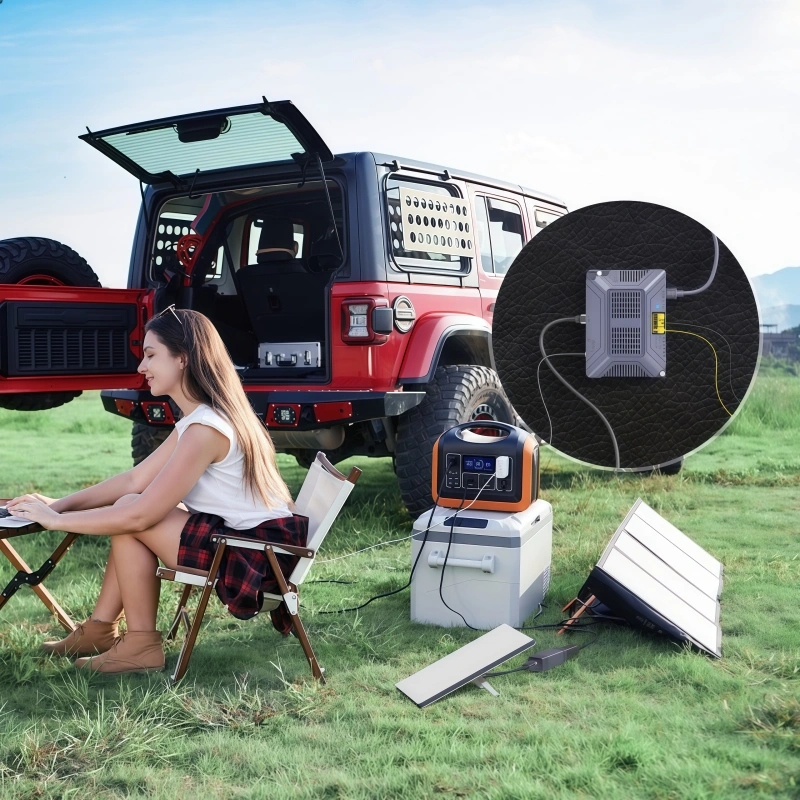 150W Gigabit PoE Injector with Splitter Adapter for Starlink Mini 48V Output with ESD Protection