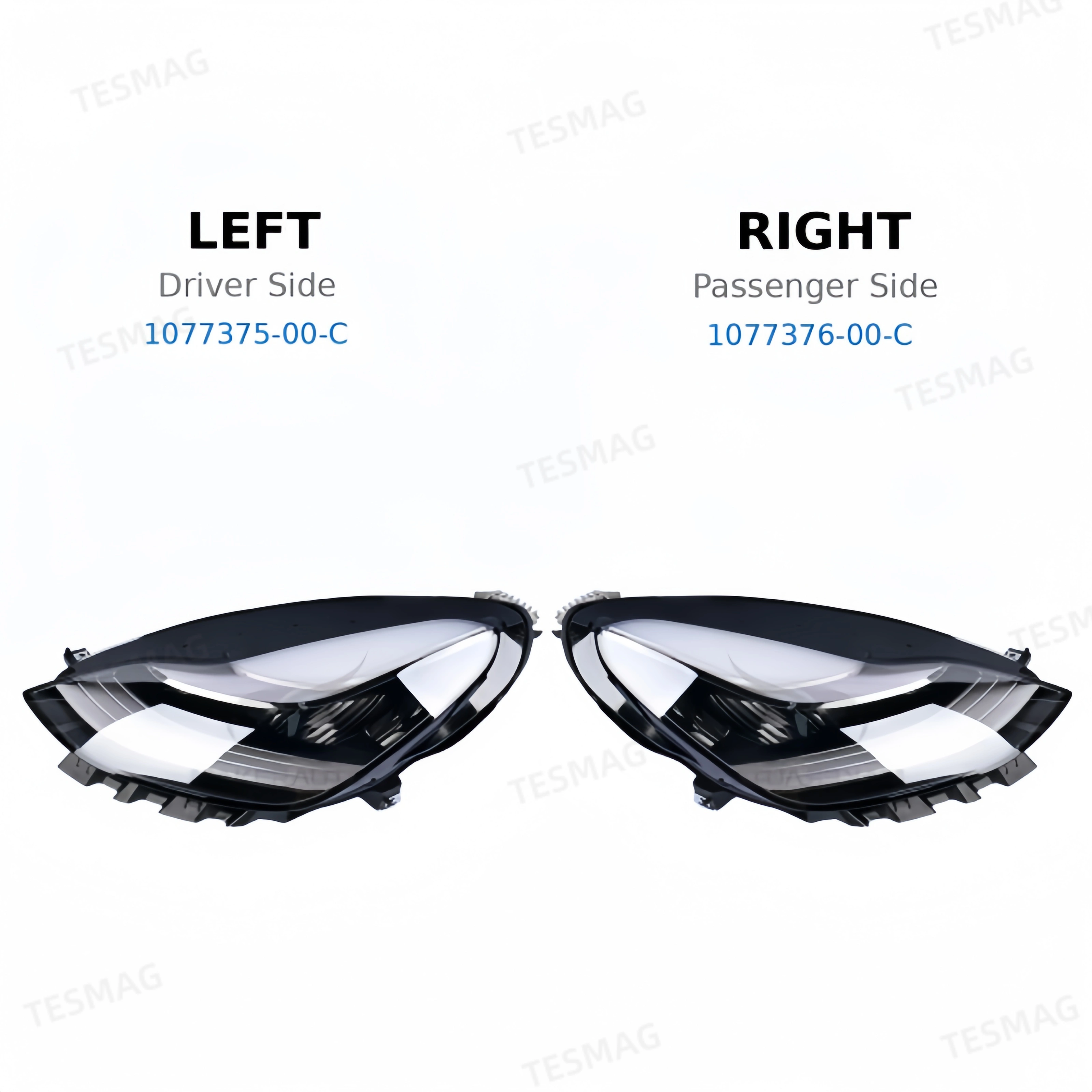 OEM Front Headlight Assembly For Tesla Model 3 1077375-00-C 1077376-00-C Replacement