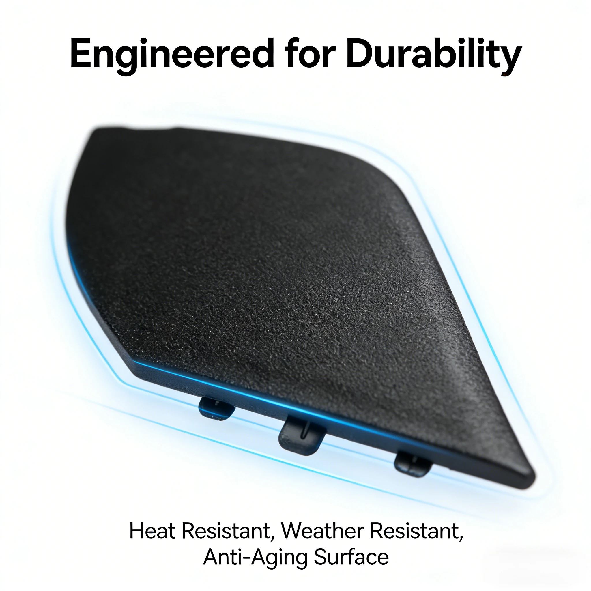 Front Bumper Tow Hook Eye Cap Cover for Tesla Model X 2016-2021 1057056-00-D