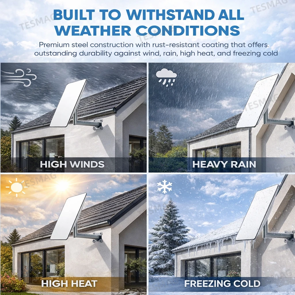 Starlink Gen 2 Long Wall Mount Bracket – Durable Outdoor Satellite Holder