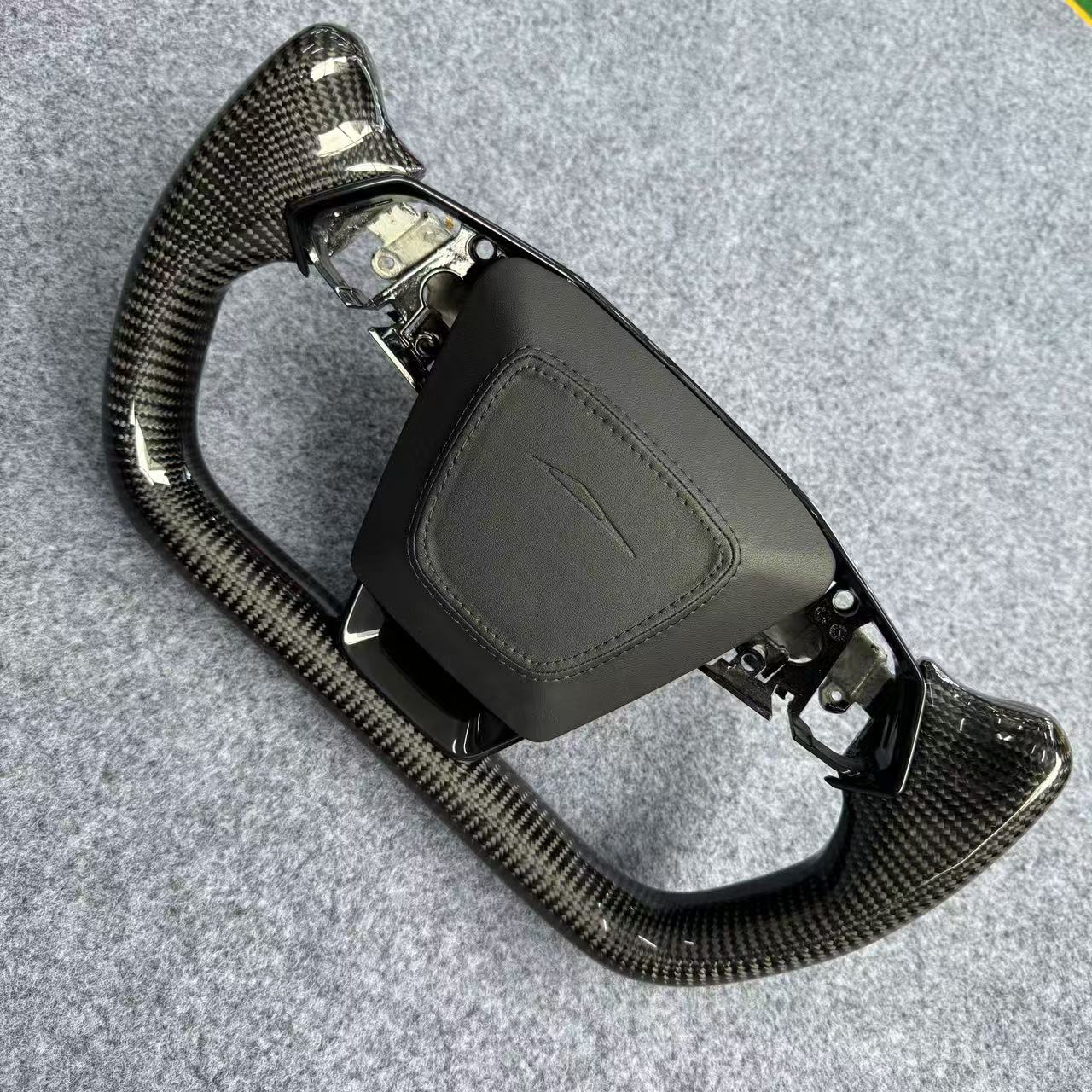 Carbon Fiber Yoke Steering Wheel for Tesla Cybertruck