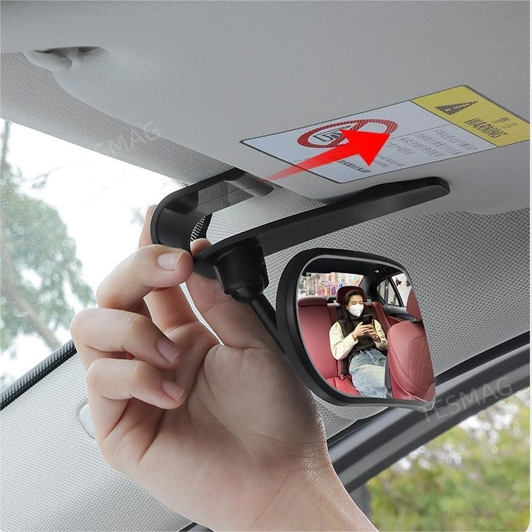 Tesla Interior Rearview Baby Mirror 360° Adjustable Wide Angle Convex