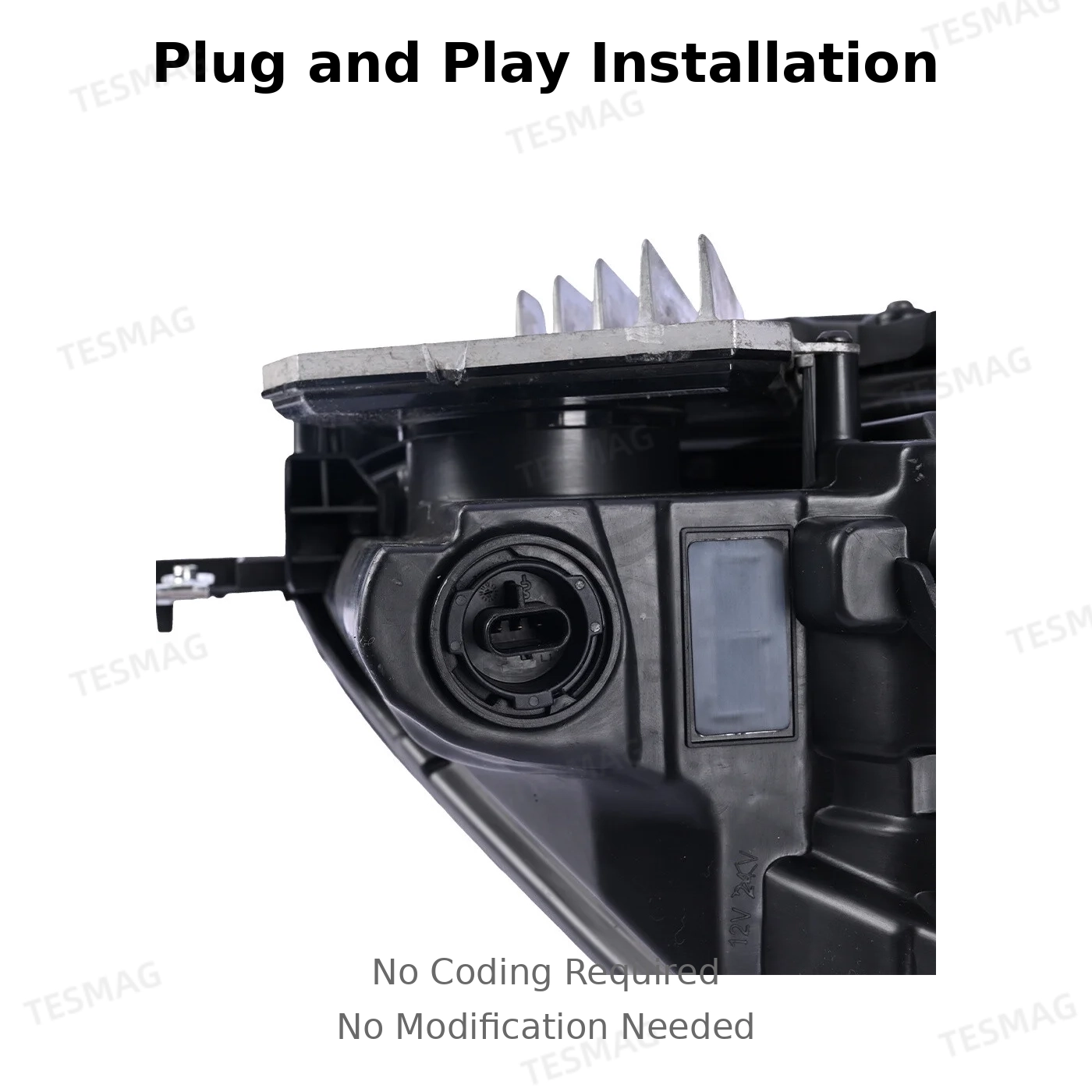 OEM Front Headlight Assembly For Tesla Model 3 1077375-00-C 1077376-00-C Replacement