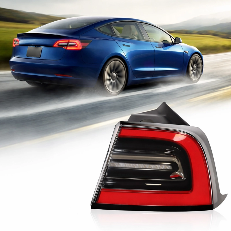 OEM-Style Outer Tail Light for Tesla Model 3 / Y 2021–2023 | 1502086-00-D 1502087-00-D