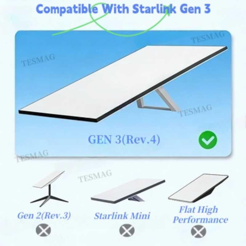 Starlink Gen 3 Waterproof Shockproof Protective Case for Tesla Model Y Juniper, 3, S, X & Cybertruck