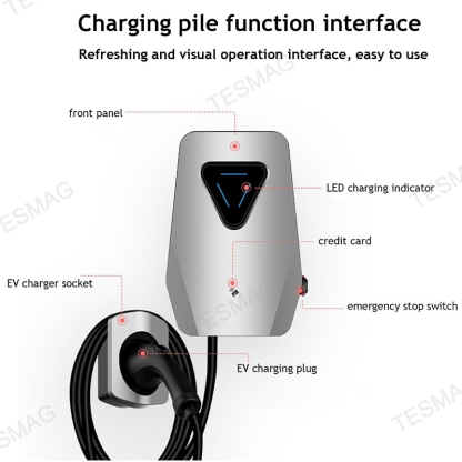 7KW/11 KW Tesla Portable Type 2 EV Charger