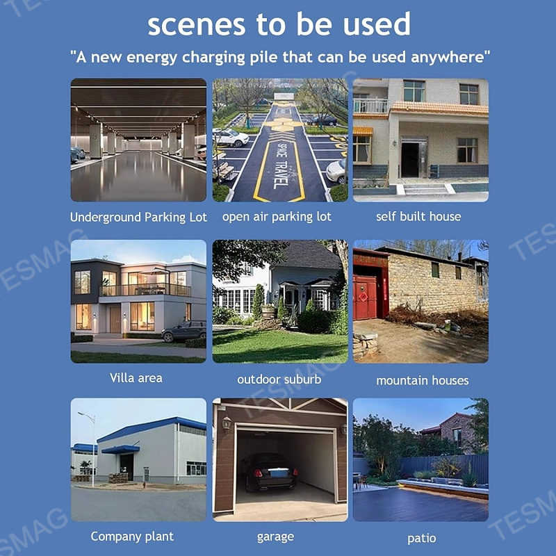 7KW/11 KW Tesla Portable Type 2 EV Charger