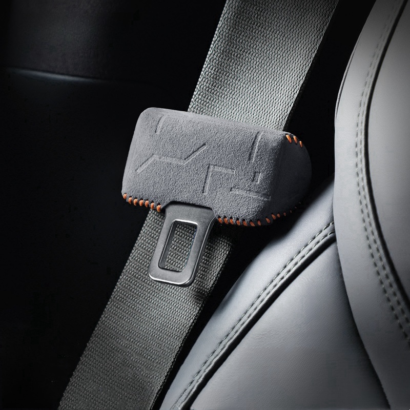 Alcantara Seat Belt Buckle Cover for Tesla Model 3 Highland