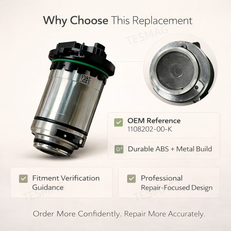 Tesla Drive Unit Electric Oil Pump 1108202-00-K for Model S/3/X/Y Replacement