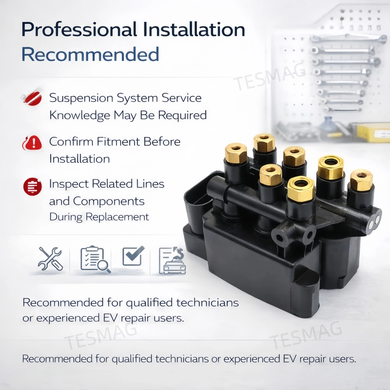 Air Suspension Valve Block Replacement for Tesla Model S/X 1027919-00-B