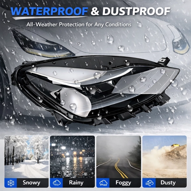 OEM-Style Matrix LED Headlight Assembly for Tesla Model 3/Y | 1514952-00-B 1514953-00-B