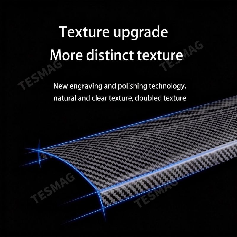 Custom Fit Interior Trim Strips for Tesla Model Y Juniper 2025+ Dashboard Door and Center Console