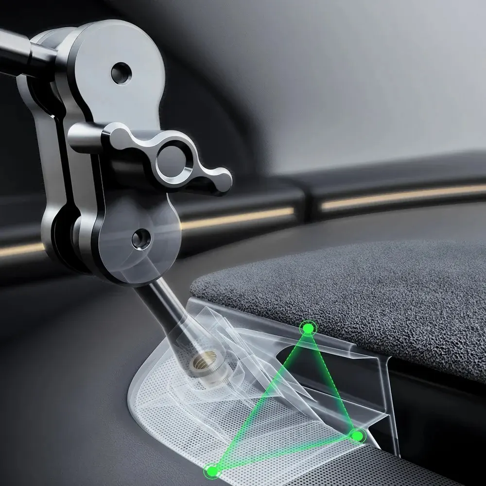 Model Y Juniper/3 Highland Adjustable Magnetic Left Dashboard Phone Holder