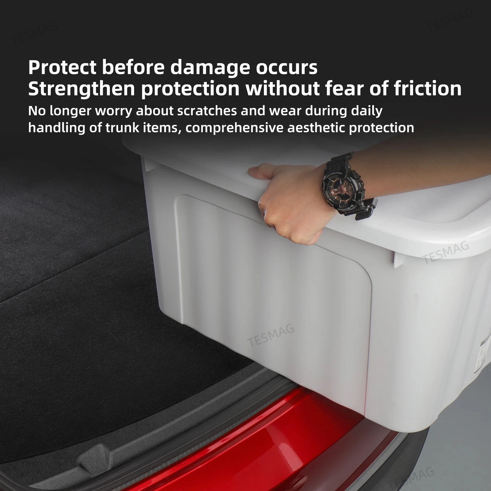 Rear Trunk Threshold Protector Guard for Tesla Model 3 Highland