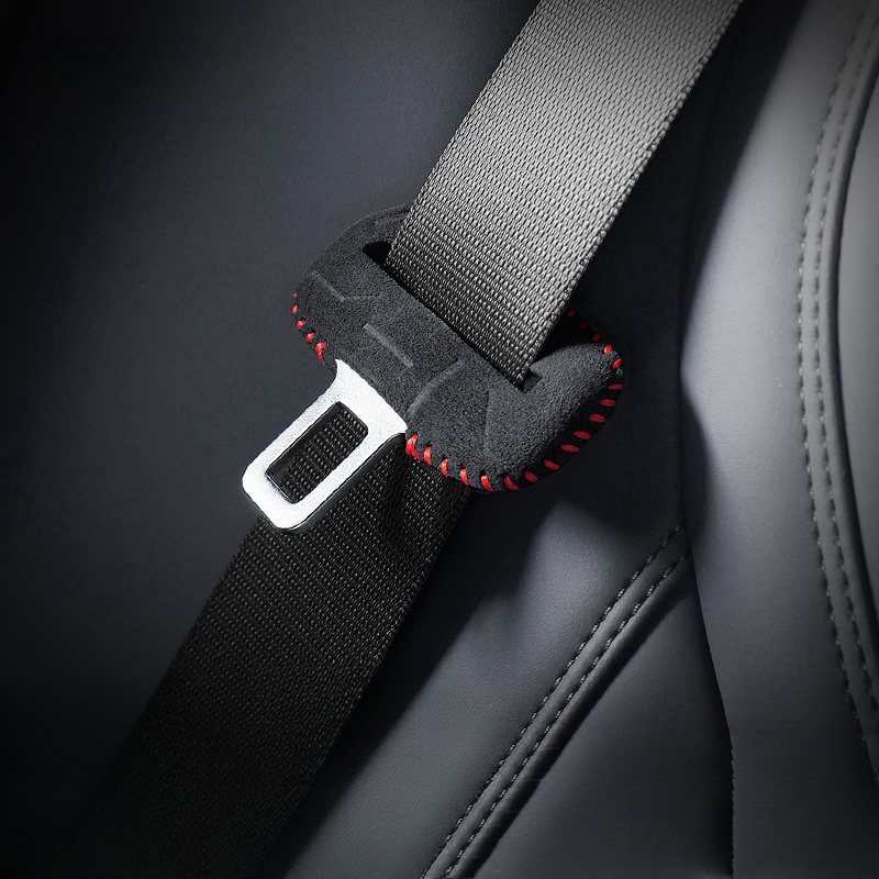 Alcantara Seat Belt Buckle Cover for Tesla Model 3 Highland